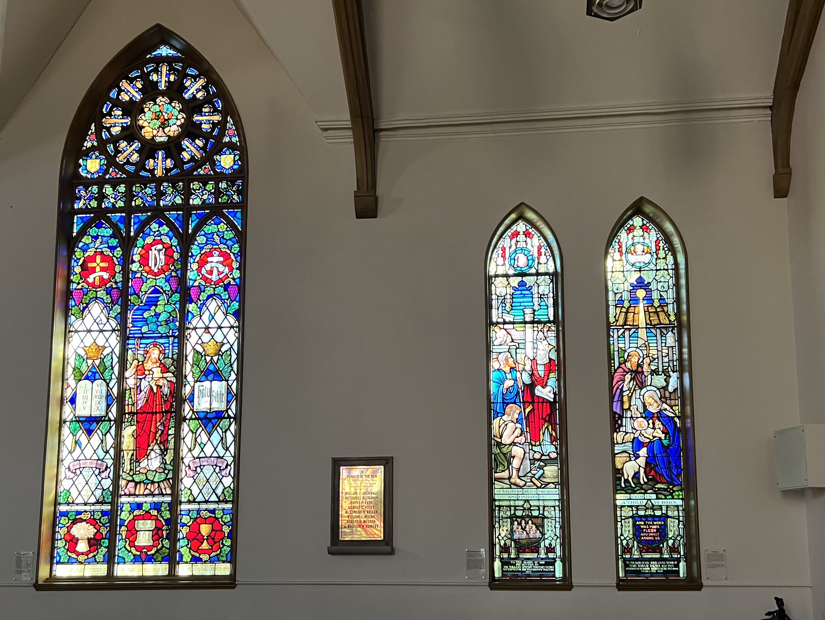 Knox Presbyterian Church received a grant to restore three stained-glass windows. | Oakville News N.M.